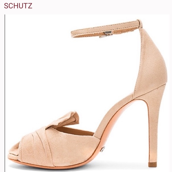 SCHUTZ Natally twist bow leather heel - Picture 4 of 8